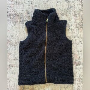 Old Navy Kids Black Fleece Vest xs